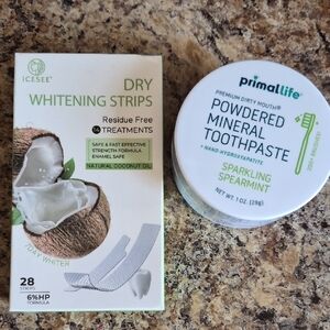 Dry Whitening Strips with Natural Coconut Oil